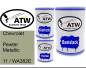 Preview: Chevrolet, Pewter Metallic, 11 / WA382E: 500ml Lackdose + 500ml Klarlack + 250ml Härter - Set, von ATW Autoteile West.